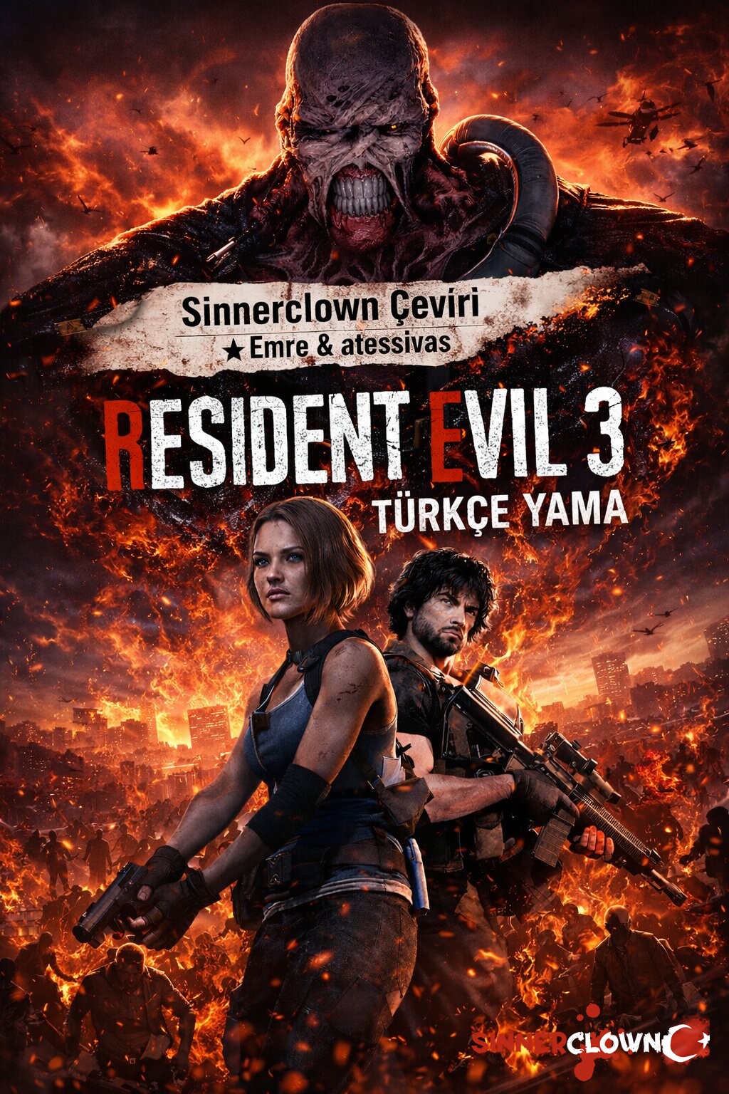 Resident Evil 3 Remake - Türkçe Yama [☆Emre & atessivas]